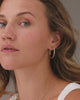 Twisted Round Diamond Hoops, 14K Gold Vermeil, 1/3 ct Lab Grown Diamond-3