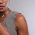 Five Stone Diamond Band, 14K Solid Gold, 3/8 ct Lab Grown Diamond-4