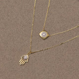 Classic Diamond Necklace Set